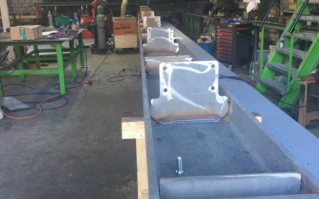 Produktion in unserer Werkstatt Skibrücke Oeschinen