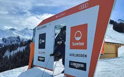 Startwand Ski-Weltcup Adelboden