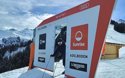 Startwand Ski-Weltcup Adelboden